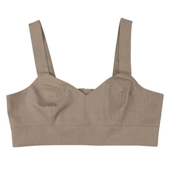 Madewell Taupe Bralette Top Women's Size 12 Taupe - Picture 2 of 5